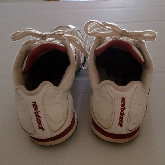 New Balance Sneakers Shoes LEATHER 442 White Red Women's WOMAN'S Size 7 - Picture 6 of 12
